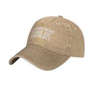 Cappello Trucker It's Weird Being The Same Age As Old People Cappello A Palla Classico Hip Hop Cappllino Casual Cappellino da Baseball per Regali Sport Fitness