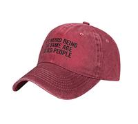 Cappello Trucker It's Weird Being The Same Age As Old People Cappello A Palla Regolabile Cappellino da Baseball Casual Berretto Palla per Sport Fitness Regali