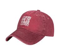Cappello Trucker It's Weird Being The Same Age As Old People Funny Cappellino da Baseball Sole Estivo Hip Hop Cappllino Unisex Cappello A Palla per Viaggi Fitness Sport