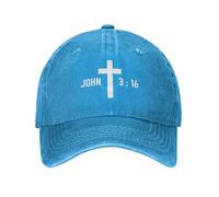 Cappello Trucker John 3 16 for God So Loved The World Verse Scripture Jesus 2024 Cappello A Palla Unisex Classico Cappellino da Baseball per Regali Viaggi Fitness