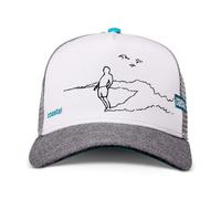 Cappello Trucker Mesh Costal HFT Rider Bianco / Grigio Snapback