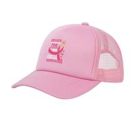 Cappello Trucker Never Underestimate The Strength And Power of A Survivor Pink Berretto Palla Sole Estivo Berretto da Baseball Casual per Viaggi Sport