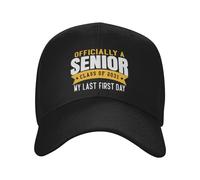 Cappello Trucker Officially A Senior Class of 2031 My Last First Day First Day1211 Black Cappellino da Baseball Classico Baseball cap Unisex per Regali attività All'Aperto Viaggi