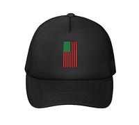 Cappello Trucker Pan-African American Flag Cappello A Palla Sole Estivo Baseball cap Classico Berretto da Baseball per Viaggi Sport Regali