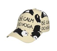Cappello Trucker Panda Doing Yoga for Berretto da Baseball Regolabile Berretto Palla Casual Hip Hop Cappllino per attività All'Aperto Sport Fitness