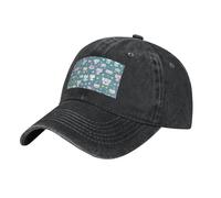 Cappello Trucker Print Cute Little Fox Black Cappello A Palla Sole Estivo Berretto da Baseball Casual Berretto Palla per attività All'Aperto Regali Sport