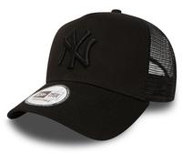 Cappello Trucker Pulito Tutto Nero New Era Dei New York Yankees