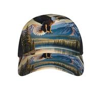 Cappello Trucker Soaring Eagle Cappello A Palla Unisex Hip Hop Cappllino Classico Cappellino da Baseball per Unisex Sole Estivo Classico