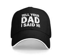 Cappello Trucker Tell Your Dad I Said Hi Cappello A Palla Regolabile Berretto Palla Sole Estivo per attività All'Aperto Sport