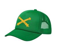 Cappello Trucker The Crossed Cannons Insignia of The Us Army Field Artillery Cappello A Palla Sole Estivo Berretto Palla Regolabile per Viaggi Fitness