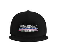 Cappello Trucker Unapologetically PRO Democracy Berretto da Baseball Regolabile Cappellino da Baseball Casual Cappello A Palla per Sport Regali Fitness
