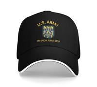 Cappello Trucker Us Army 12Th Special Forces Group Sole Estivo Berretto da Baseball Regolabile Cappello A Palla per Viaggi attività All'Aperto Sport