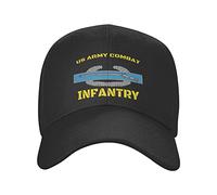 Cappello Trucker Us Army Combat Infantry Badge Cappellino da Baseball Sole Estivo Cappello A Palla Classico Berretto da Baseball per Sport Fitness attività All'Aperto