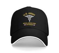 Cappello Trucker Us Army Medical Service Corps Veteran Baseball cap Sole Estivo Cappello A Palla Regolabile per Regali attività All'Aperto Viaggi