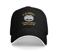 Cappello Trucker Us Army Retired Combat Medic Cappellino da Baseball Casual Baseball cap Regolabile Cappello A Palla per Sport Viaggi attività All'Aperto