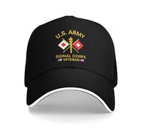 Cappello Trucker Us Army Signal Corps Veteran Casual Berretto da Baseball Sole Estivo Cappellino da Baseball per Viaggi attività All'Aperto Regali