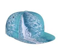 Cappello Trucker Waves And Boats On The Beach Black Cappellino da Baseball Unisex Hip Hop Cappllino Casual Cappello A Palla per Regali Sport Fitness