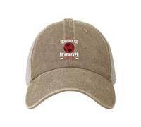 Cappello Trucker When Its Your Dream You Never Ever Give Upwhen Its Your Dream You Never Ever Give Up Natural Cappellino da Baseball Regolabile Cappello A Palla Unisex per Sport Fitness