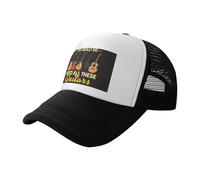 Cappello Trucker Yes I Really Do Need all These Guitars Cappellino da Baseball Classico Berretto da Baseball Unisex Cappello A Palla per Fitness Sport Regali