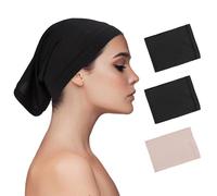 Cappello tubolare a 3 pezzi, cappello da sole estivo, cappello da spiaggia, cappello da spiaggia per esterni, con tesa larga, può essere utilizzato per campeggio, viaggi, pesca, shopping (nero, colore