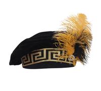 Cappello Tudor Da Uomo - Copricapo Squisito In Velluto, Berretto Da Costume, Accessorio Scenico Medievale | Abbigliamento Da Festival Per Spettacoli, Matrimoni, Teatro, Vacanze, Fiere Rinascime