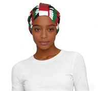 Cappello turbante annodato con bandiera del Kuwait, comodo berretto protettivo per il sonno, per casa, lavoro, viaggi, comfort