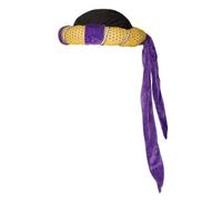 Boland 81002 - Cappello turbante Sultano d'Oriente per costumi di carnevale, cappello di peluche per costumi di carnevale e feste a tema, re arabo