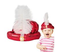 Cappello - Turbante Sultan | Con piume e perline, bellissimo turbante Sultan da uomo, Design glitterato da uomo