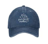 Cappello Un Sogno è Un Desiderio Che Il Tuo Cuore Fa Cappello per Uomo Cappello da papà Cappelli alla Moda