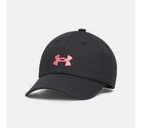 Cappello Under Armour Blitzing Low Adjustable da ragazza Nero / Bittersweet Rosa Taglia unica