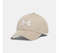 Under Armour Cappello Uomo Blitzing Low Stretch Fit City Khaki/Bianco Quartz M/L
