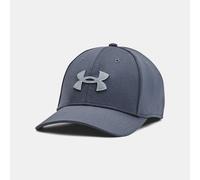 Under Armour Berretto con Visiera Stretch Fit Cappellini, (044) Downpour Gray/Harbor Blue, XL-XXL Uomo