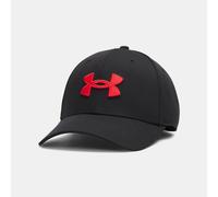 Cappello Under Armour Blitzing Low Stretch Fit da uomo Nero / Racer Rosso M/L