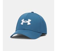 Cappello Under Armour Blitzing Low Stretch Fit da uomo Wham Blu / Bianco XL/XXL