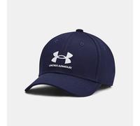 Cappello Under Armour Essential Low Adjustable da ragazzo Midnight Blu Marino / Bianco TAGLIA UNICA