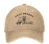 Cappello Unisex alla Moda Multifunzionale Buffon Procione Opossum Skunk Resta Scarpe da Baseball Trash Vestiti da Baseball Uomini Donne Nostal Moda