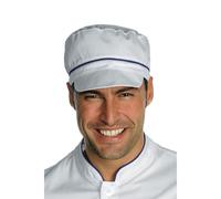 Cappello Unisex Charly Bianco e Blu con rete Isacco panettiere caseificio