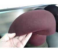 cappello UNISEX coppola BORDEAU BOX FELTRO art55 cerimonia hat man UOMO
