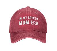Cappello Unisex in My Soccer Mom Era Womens Semplice Cappellino Sport Morbida Cappellino Trucker per Estivo Ciclismo Pesca