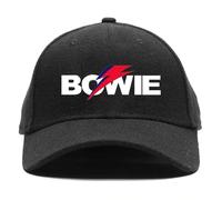 Cappello (Unisex-U) Aladdin Sane Bolt Logo (Nero)