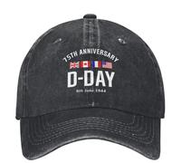 cappello uomo baseball,Bandiera 1944 D Day 2024 80° Anniversario Normandia Berretto Baseball Mappa Sport Cappello Trucker Unisex Adolescenti Casual Visiere Sole Cappellini Baseball,regali fidanzato