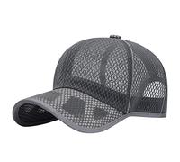 Cappello Uomo Baseball, Berretto da Baseball Unisex in Rete con Toppa Regolabile a Basso Profilo