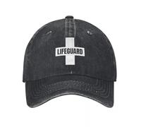 Cappello Uomo Baseball,LiftGuard Cross White Logo Berretto da Baseball Tennis Skate Cappelli Hip Hop di Alta qualità Donne Uomini Casual Protezione Solare Cappelli da Baseball,Regali Fidanzato