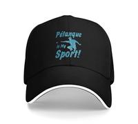 cappello uomo baseball,Preppy Blue Petanque è il mio sport francese piscina partito berretti da baseball donne uomini unisex cappello da spiaggia da spiaggia maschile Trucker Cap,regali fidanzato