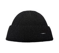 Cappello Uomo Cuffia Berretto Beanie Copricapo a Maglia Con Risvolto Basile