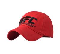 Cappello Uomo da Baseball Ultimate Fight, Moda Cappello Basket Uomo per All'Aperto, Cappellini Trucker Classic Unisex Leggero e Traspirante, Facilmente(Red)
