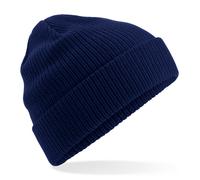 CAPPELLO UOMO DONNA INVERNALE IN COTONE ORGANICO CUFFIA A COSTE NERO GRIGIO BLU