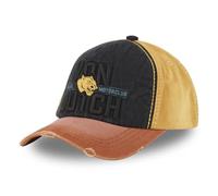 Von Dutch Berretto da baseball da uomo e donna, regolabile, berretto da baseball Xavier, Nero/Giallo/Marrone, Taglia unica
