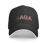 Cappello Uomo I Am Maga Cappello da Baseball in Cotone Tinta Unita Regolabile Cappello da Baseball Casquette