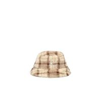 Cappello Multi Plaid Faux Fur Bucket by Kangol beige S (54-55 cm)